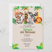 Oerwoud 6e verjaardag kaart (Voorkant)