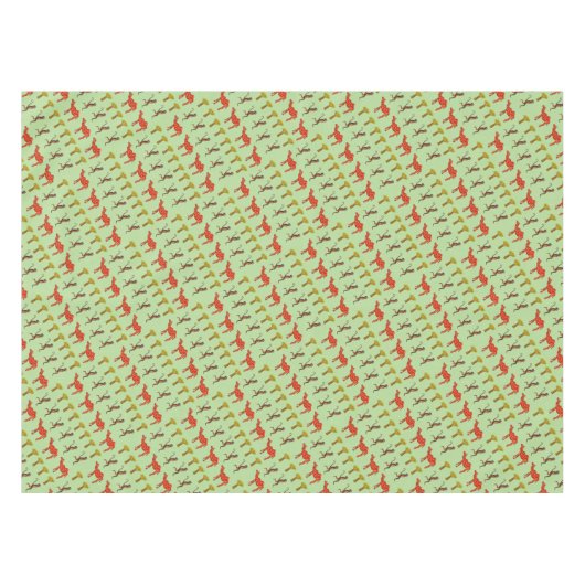 Oerwoud Aangepaste Tafelkleed (Voorkant (Horizontaal))