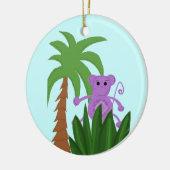 Oerwoud aap keramisch ornament (Links)