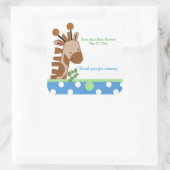 Oerwoud Adventure (Blauw) SQUARE Favor Sticker (Tas)