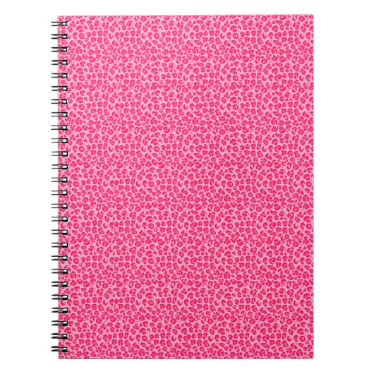 oerwoud Adventure Pink Cheetah Print Notitieboek (Voorkant)