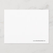 oerwoud Adventure Safari Baby shower Uitnodiging Briefkaart (Achterkant)