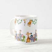 Oerwoud Adventures: Speelse dieren in het wild Koffiemok (Voorkant links)