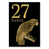 Oerwoud African Animal Parrot Table Number Kaart 2 (Achterkant)