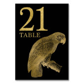 Oerwoud African Animal Parrot Table Number Kaart 2 (Voorkant)