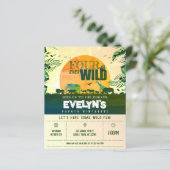 Oerwoud Animal Four Ever Wild Goedkope Verjaardags (Staand voorkant)