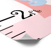 Oerwoud Animal Girl Growth Chart Keep at 8x44! Poster (Hoek)