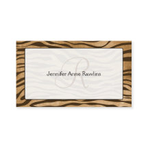 Oerwoud Animal Print Monogram Initiaal