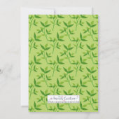 Oerwoud Animal Safari Birthday Uitnodiging (Achterkant)