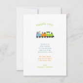 OERWOUD ANIMAL TRAIN baby shower bedankt (Voorkant)