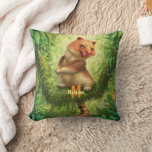 Oerwoud Animal Tree Kangaroo Sierkussen (Deken)