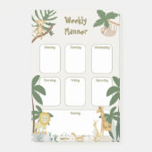 Oerwoud Animal Weekly Planner Post-it® Notes (Voorkant)