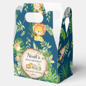 Oerwoud Animals 1e verjaardagsfeestje Dank u Bedankdoosjes (Geopend)