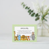 Oerwoud Animals Books for Baby request Enclosure C Informatiekaartje (Staand voorkant)