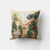 Oerwoud Animals Exotic Safari Dream Kussen (Achterkant)