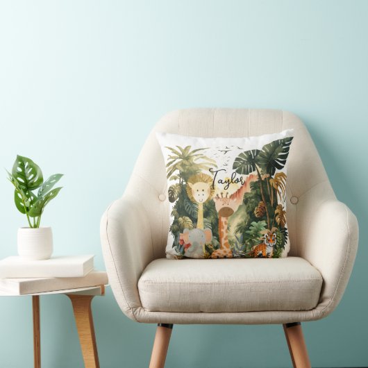 Oerwoud Animals Exotic Safari Dream Kussen (Stoel)