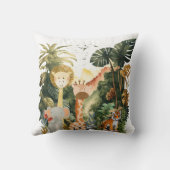 Oerwoud Animals Exotic Safari Dream Kussen (Achterkant)