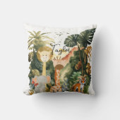 Oerwoud Animals Exotic Safari Dream Kussen (Voorkant)