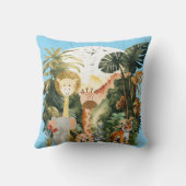 Oerwoud Animals Exotic Safari Dream Kussen (Achterkant)