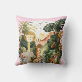 Oerwoud Animals Exotic Safari Dream Kussen (Achterkant)