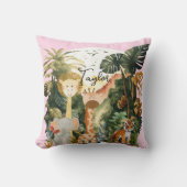 Oerwoud Animals Exotic Safari Dream Kussen (Voorkant)