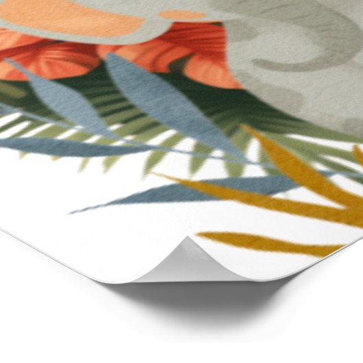 Oerwoud Animals Exotic Safari Dream Poster (Hoek)