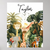 Oerwoud Animals Exotic Safari Dream Poster (Voorkant)