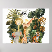Oerwoud Animals Exotic Safari Dream Poster (Voorkant)