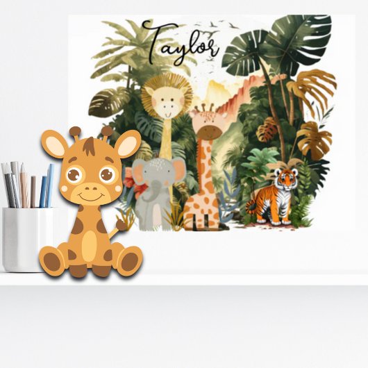 Oerwoud Animals Exotic Safari Dream Poster