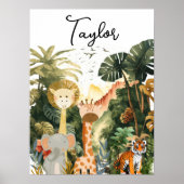 Oerwoud Animals Exotic Safari Dream Poster (Voorkant)