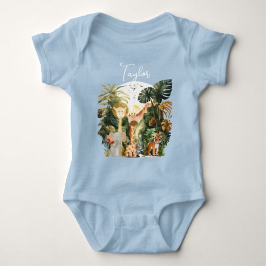 Oerwoud Animals Exotic Safari Dream Romper (Voorkant)