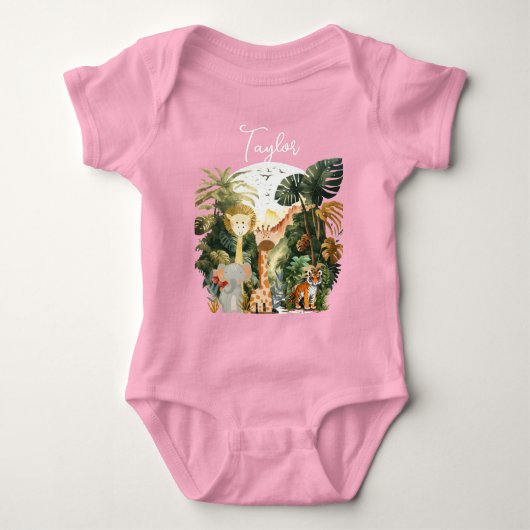 Oerwoud Animals Exotic Safari Dream Romper (Voorkant)