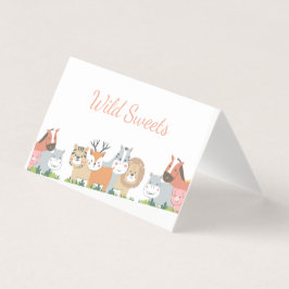 Oerwoud Animals Gender Reveal - Baby shower Kaart