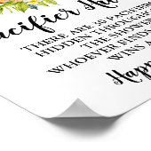 Oerwoud Animals Pacifier jaagspelbord Baby shower Poster (Hoek)