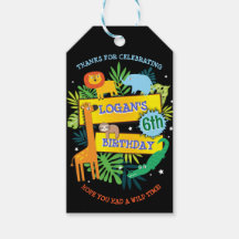 OERWOUD ANIMALS SAFARI ZOO Verjaardagspapier