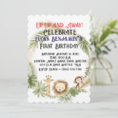 Oerwoud Arch Wild Een Eerste Verjaardag Kaart (Staand voorkant)