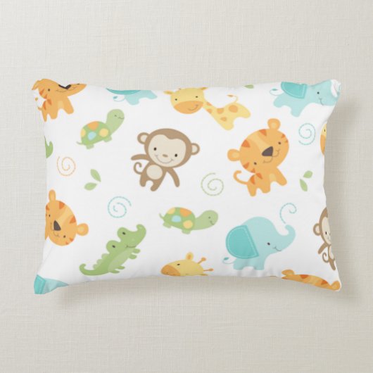 Oerwoud Babies Decoratief Kussen (Voorkant)