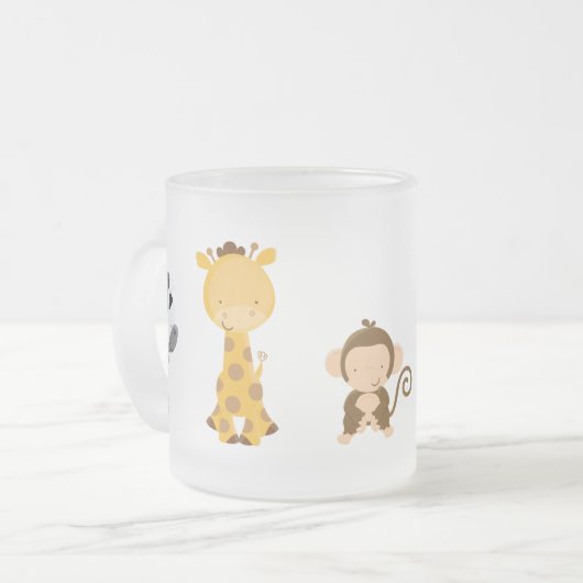 Oerwoud Babies Matglas Koffiemok (Voorkant links)