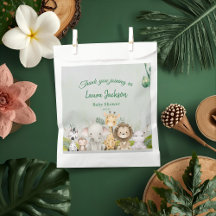 oerwoud baby boy shower wild tropical Invitation