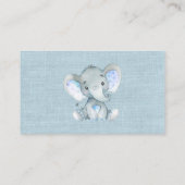 Oerwoud Baby Dieren Douche Luier Raffle Ticket Informatiekaartje (Achterkant)