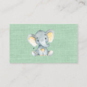 Oerwoud Baby Dieren Douche Luier Raffle Ticket Informatiekaartje (Achterkant)