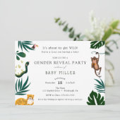 Oerwoud Baby Geslacht onthullen Partij Kaart (Staand voorkant)