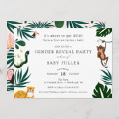 Oerwoud Baby Geslacht onthullen Partij Kaart (Voorkant / Achterkant)