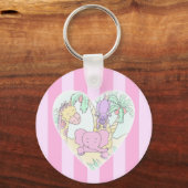 Oerwoud Baby Heart Blessings Sleutelhanger (Voorkant)