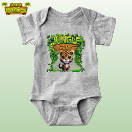 Oerwoud Baby Leopard, Schattigee Wildlife Kitty Ca Romper