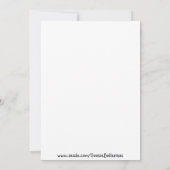 Oerwoud Baby Lion Twins Shower Party Zoo Safari Kaart (Achterkant)