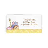 Oerwoud Baby ontwerp Etiket (Voorkant)