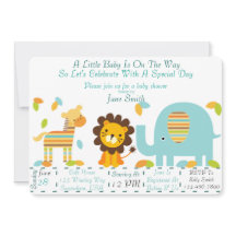 Oerwoud Baby shower (Boy)