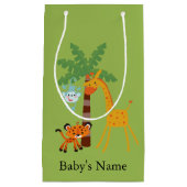 Oerwoud Baby shower Gift Bag Klein Cadeauzakje (Voorkant)