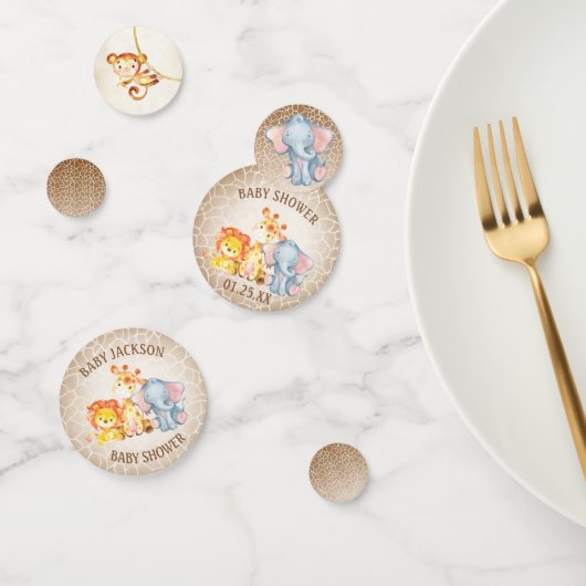 Oerwoud Baby shower Olifant Confetti Decoratie (Groep)